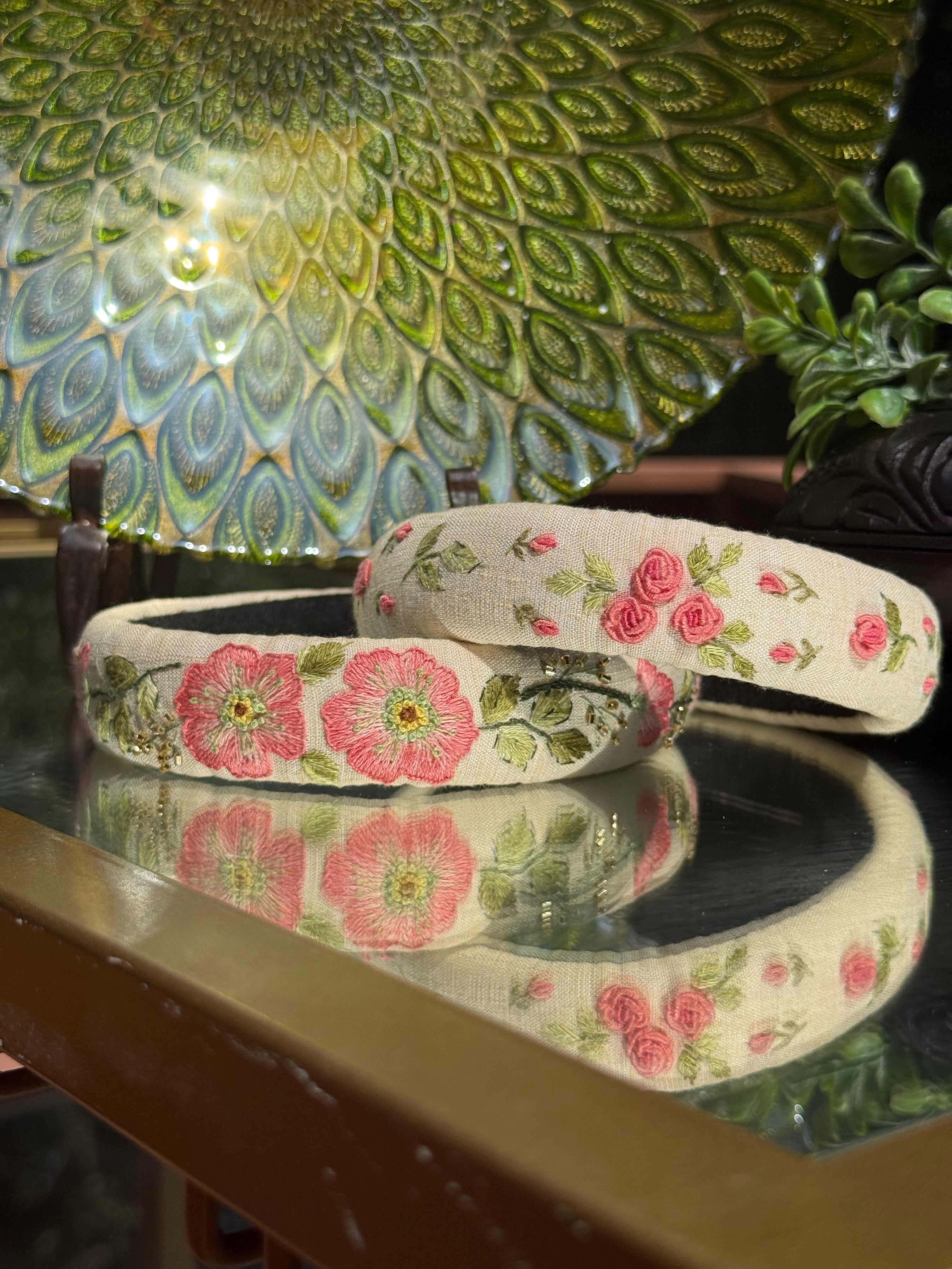 Embroidered Headband Set