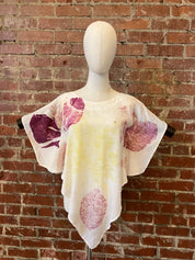 Natural Print Cotton Butterfly Top