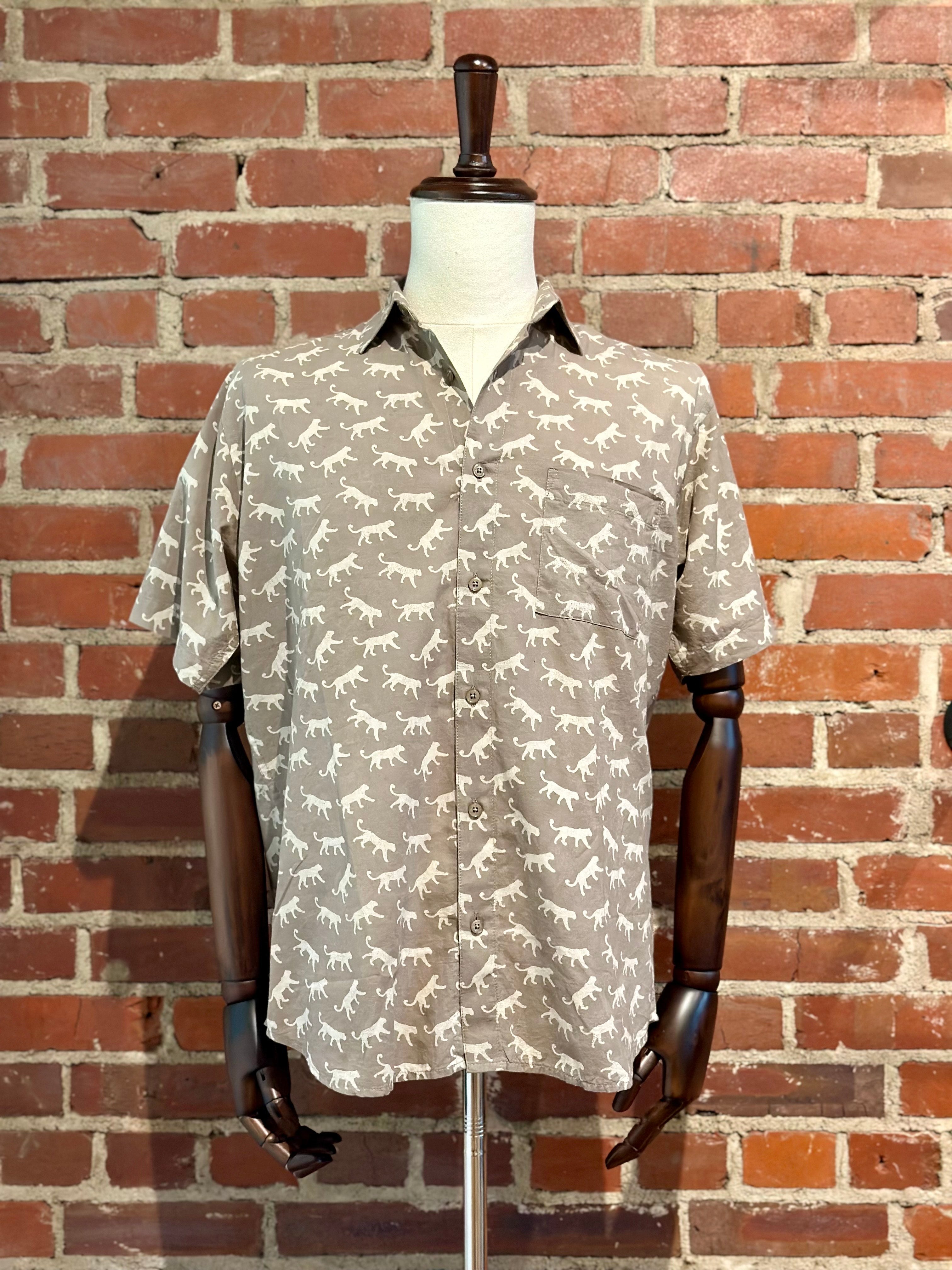 Jaipur Shirt with Leopard Motif