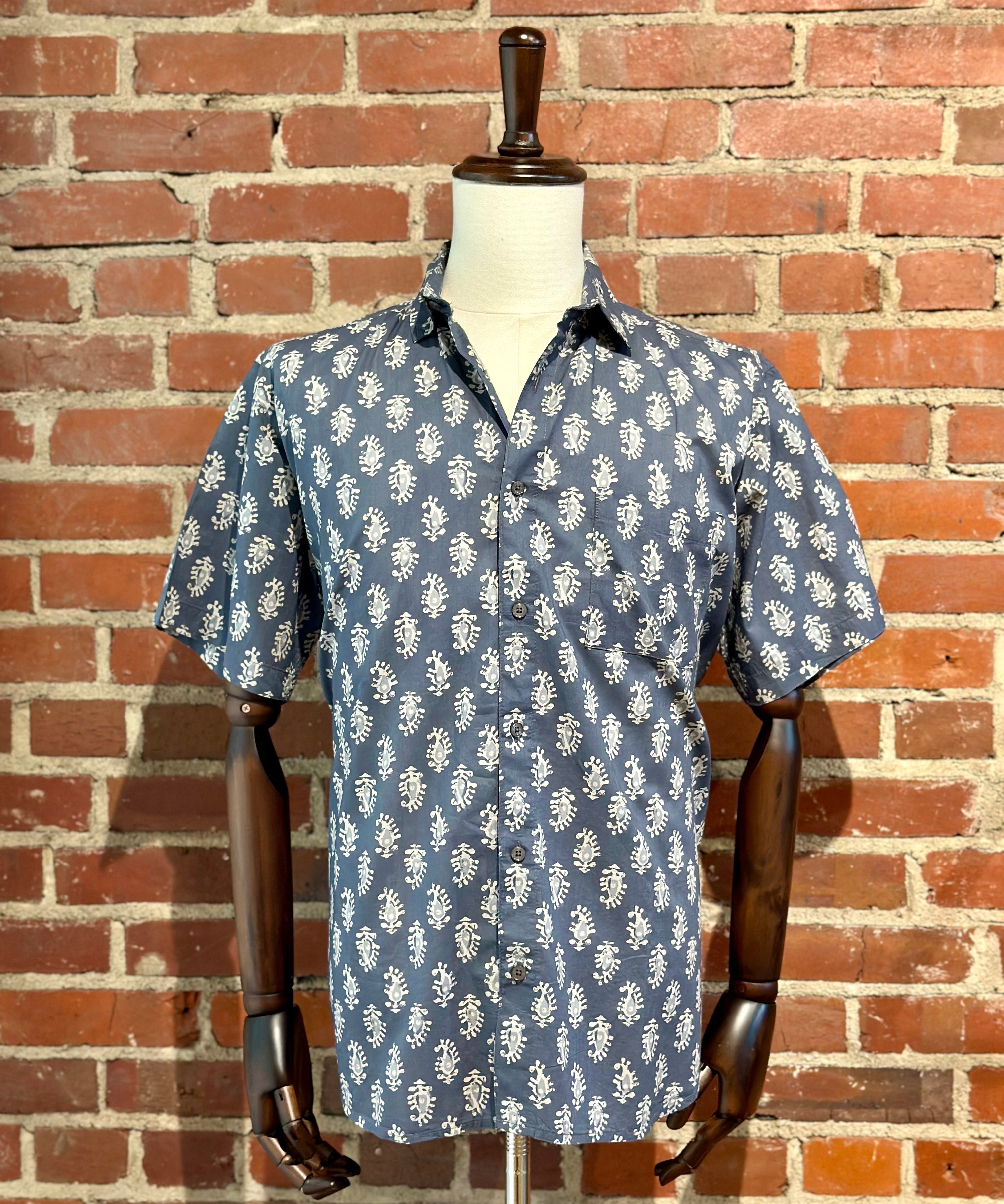 Jaipur Shirt with Palm Motif