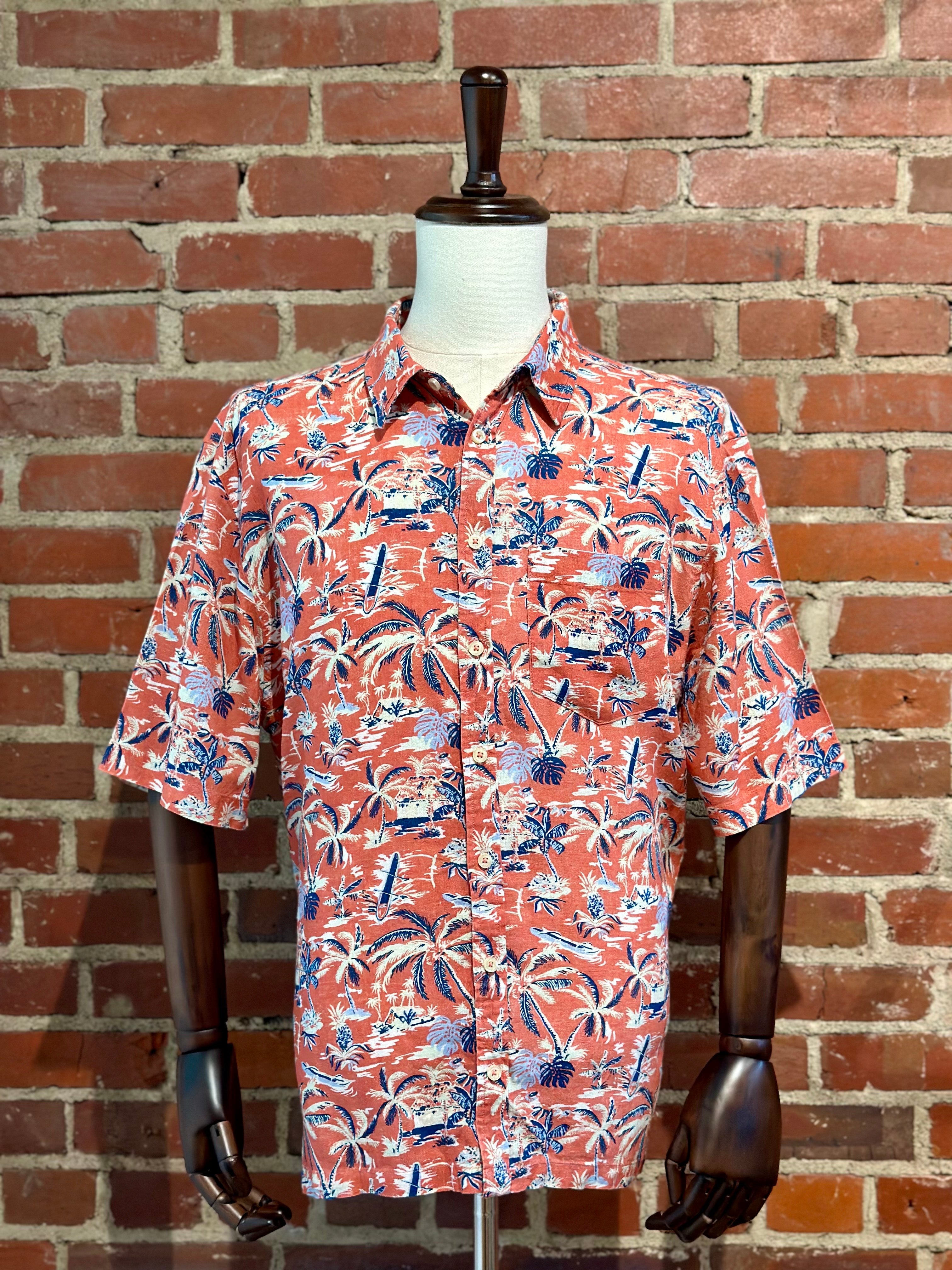 Orange Island Linen Blend Shirt