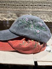 Lavender Vines in Muted Black Cap