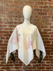 Natural Print Cotton Butterfly Top