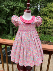 Pink Smocked Baby Dress