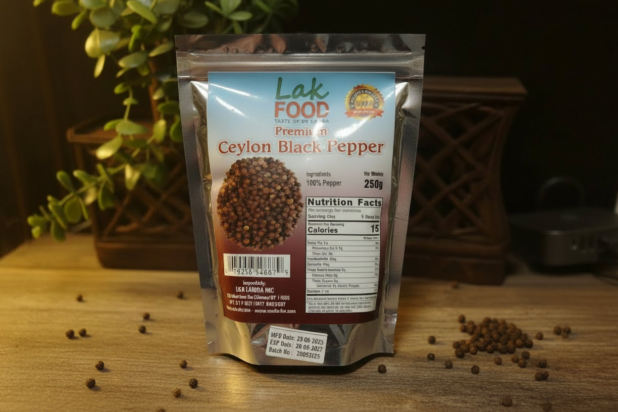 Ceylon Black Pepper -250g-Lak Food