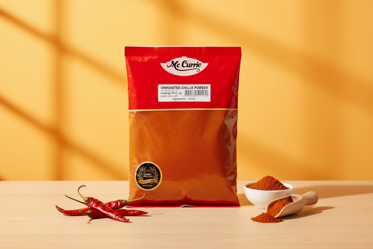 UNROASTED CHILLIE POWDER-Mc Currie-200g