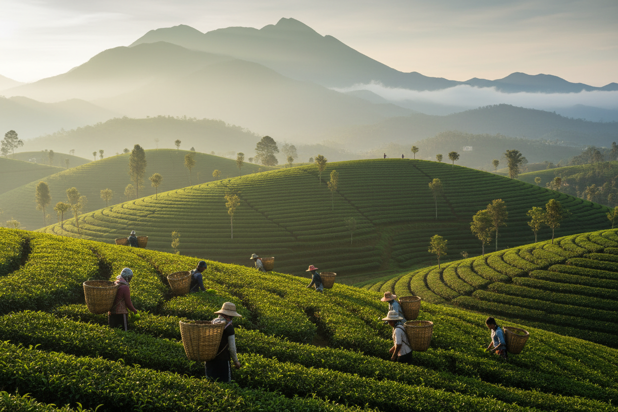 Tea in nuwara eliya